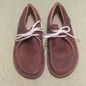 Unique brown Birkenstock shoes
